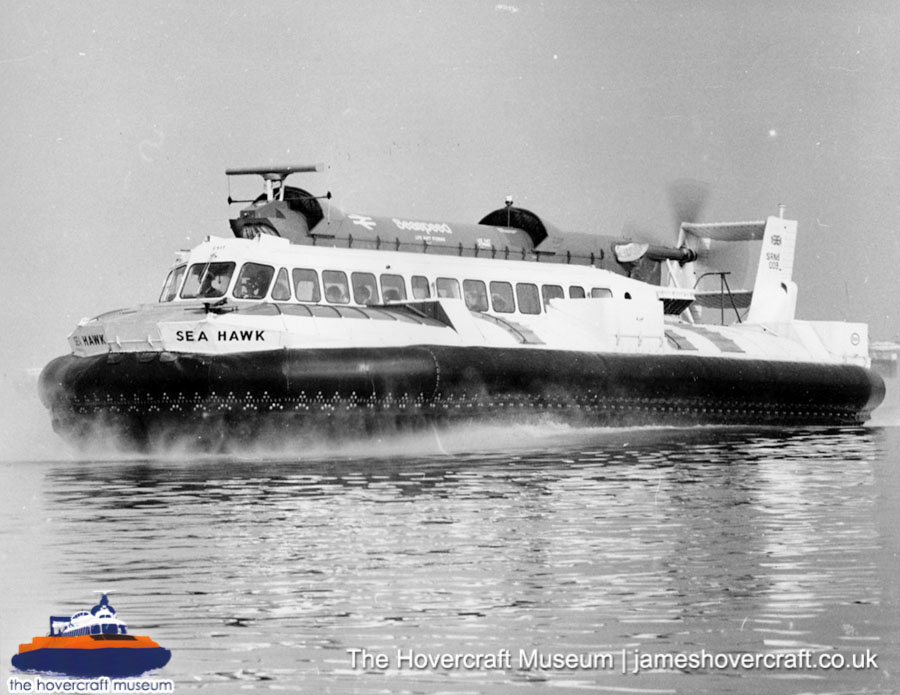 SRN6 with Seaspeed -  (credit: The <a href='http://www.hovercraft-museum.org/' target='_blank'>Hovercraft Museum Trust</a>).